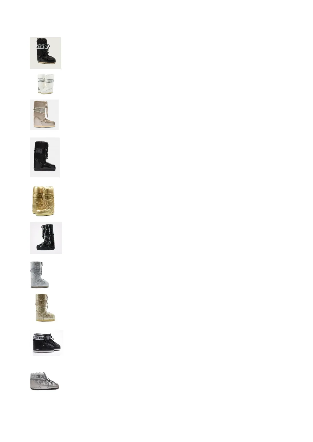 Moon Boot · Selezione compatta, pagina 1